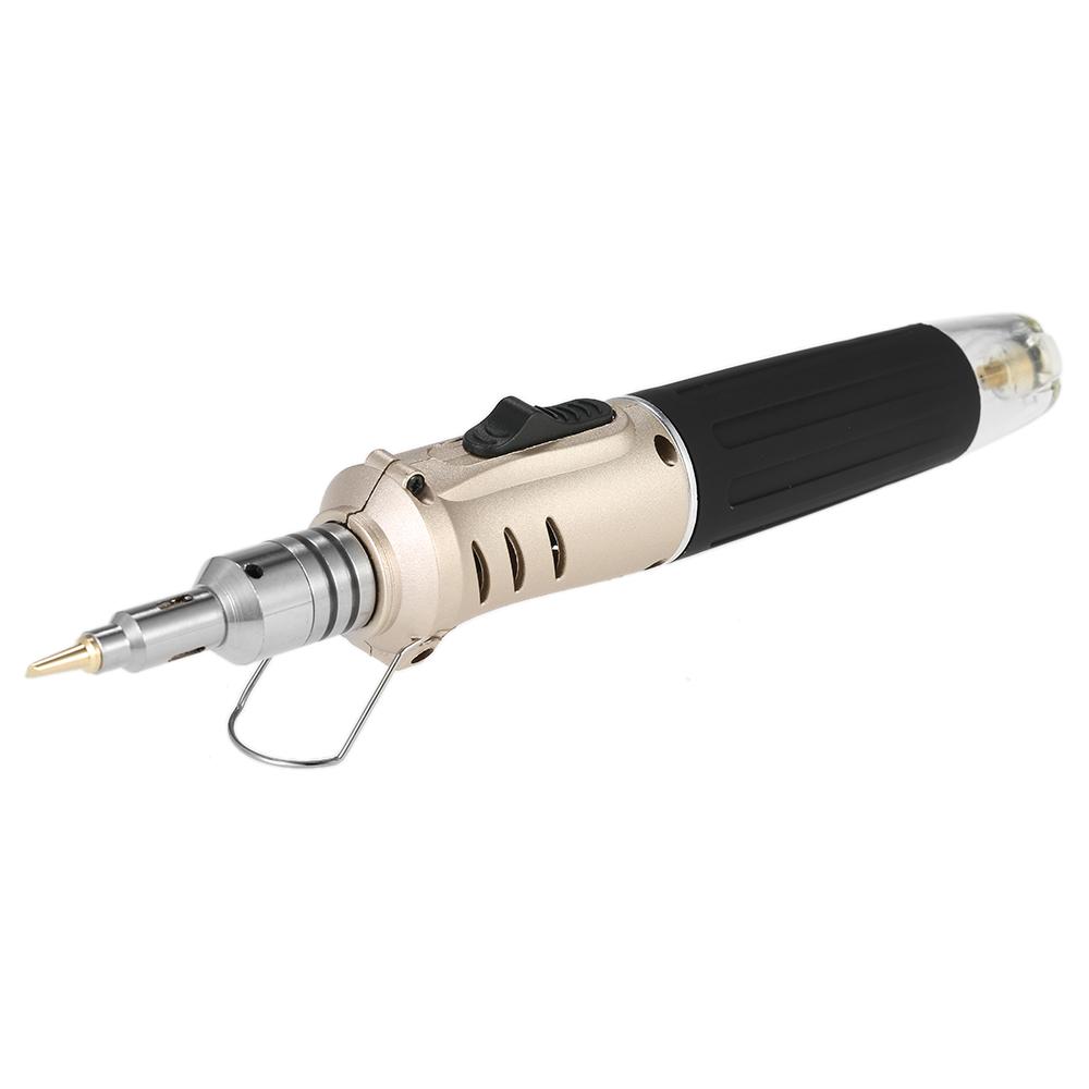 10 in 1 Professional Pen-type Butane Gas Soldering Iron Set 26ml Welding Kit Torch HS-1115K