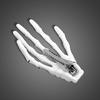 2 Pcs/Set New Skull Hand Bone Hairpin Gripper Ghost Skeleton Hair Clips Hairclips Bone Claw Hair Accessories Mujer Hairclip
