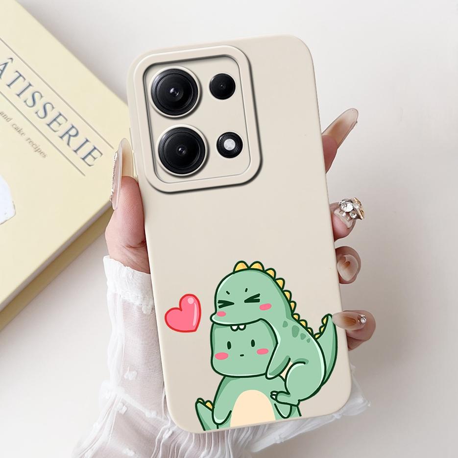 For Xiaomi Redmi Note 14S Case 6.67'' Cute Cat Dinosaur Cartoon Cover Matte Phone Case For Redmi Note 14S Note14S 4G Soft Fundas