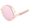 FEISEDY Retro Steampunk Style Punk Metal Round Sunglasses for Men and B1857 Sunglasses, Women, Unisex,