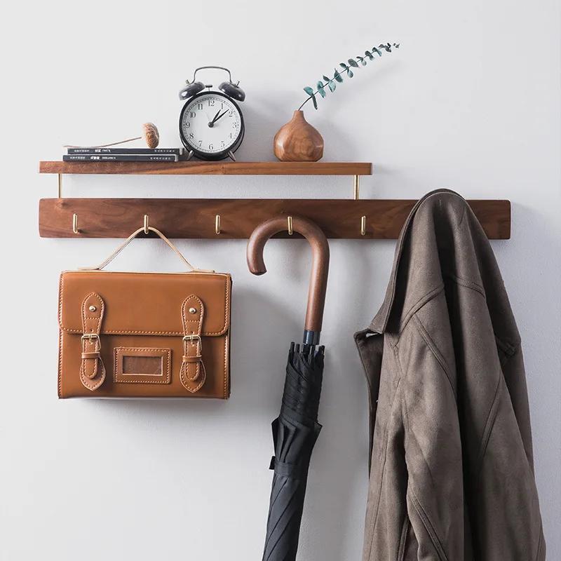 Kleiderbügel aus Holz, Garderobenhaken, Wandmontage, Vintage, Wohnzimmer, Garderobenständer, Luxus, Büro, Wohnmöbel