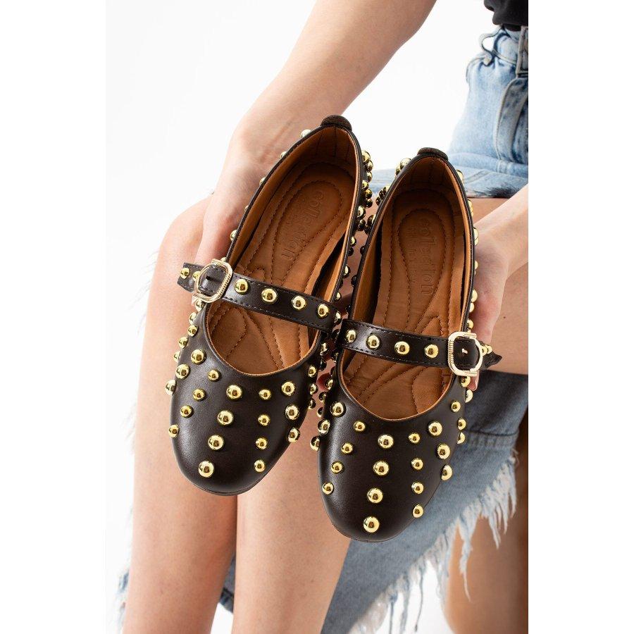 Women's Buckle Strap Flat Shoes