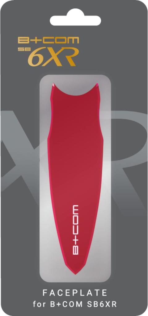 SYGN HOUSE Motorcycle Intercom for SB6XR Optional Parts Compatible with SB6XR Part Number 00082403 B+COM (B-COM SB6XR) Faceplate, Red, Only,