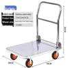 SMVP Stainless Steel Foldable Platform Cart CN Plug (adapter Included)