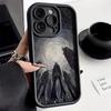 Matte Phone Case For iPhone 13 14 15 Pro Max 11 12 Pro X XS Max XR 7 8 Plus SE2 Art Painting Shockproof Silicone Soft Cover