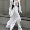 Summer New Sexy Lace Strap Sheer Dress With A Stylish Ruffle A-Line Skirt For Women