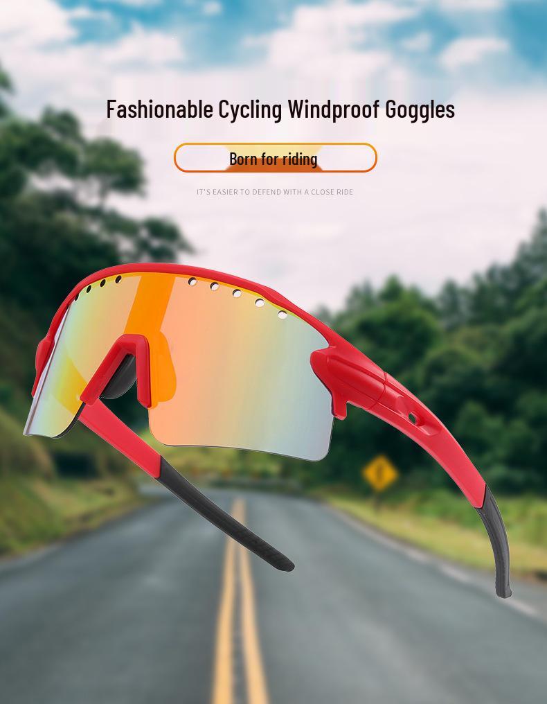 Full-Face Cycling Goggles: Colorful Sunglasses for Hiking, Biking, Men & Women, Wind & Sand Eye Protection