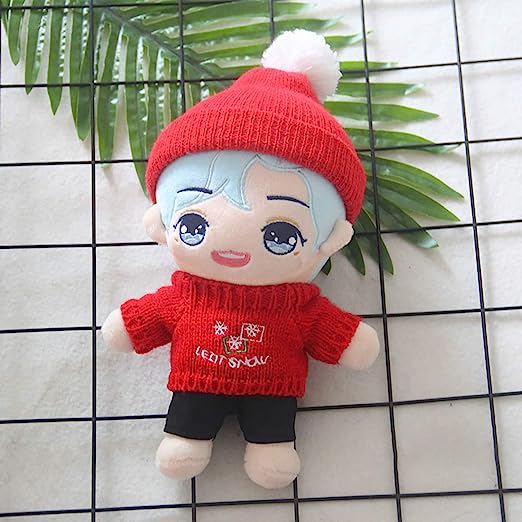 ODM Custom Kpop Doll Soft Handmade Plush Kpop Toy Kawaii Anime Plushies Stuffed Korean Star Idol Toys Cotton Dolls