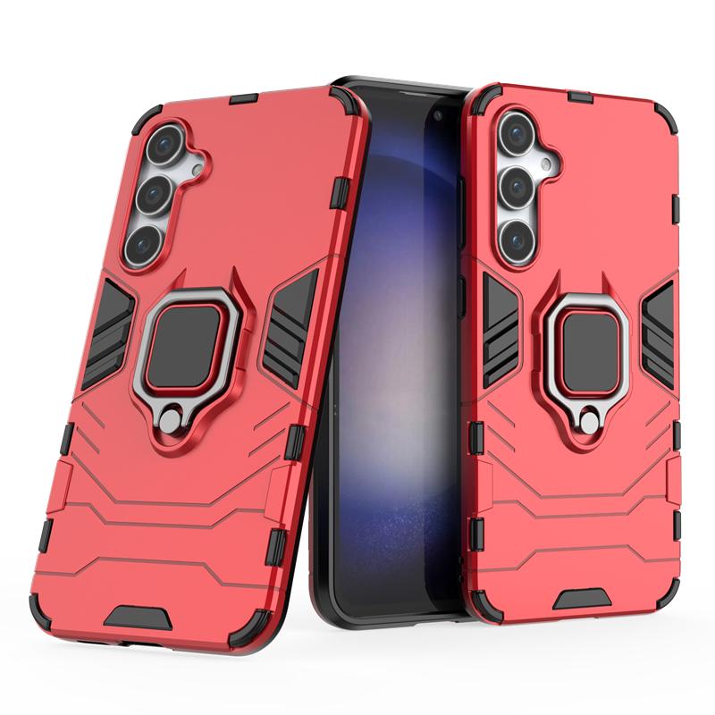For Samsung S23 FE Case Cover Samsung Galaxy S23 FE Capas PC Shockproof Armor Stand Ring Magnetic Holder Case For Samsung S23 FE