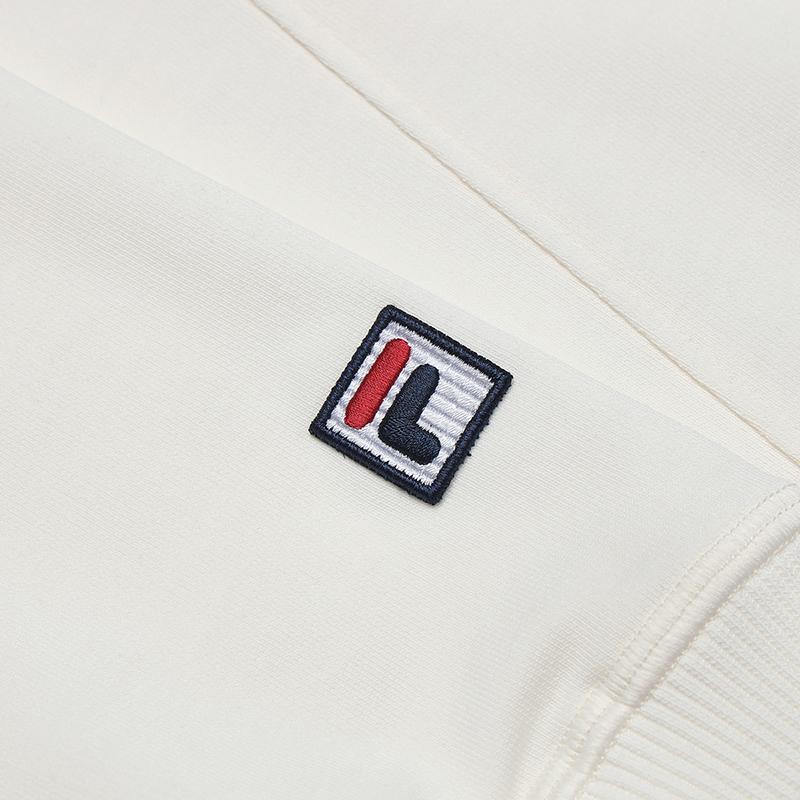 New FILA Tennis Sweatshirts Men's Heron White WT A11M533215F-WT