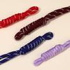 Handmade Colorful Woven Rope Polyester Phone Lanyard Keychain Charm