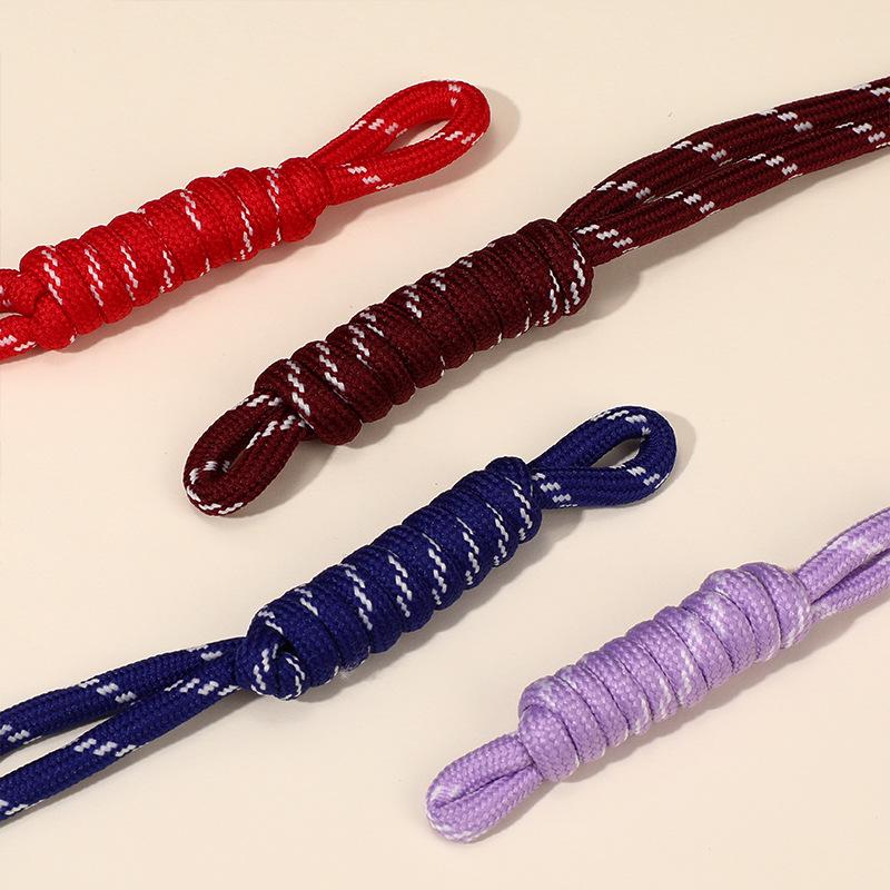 Handmade Colorful Woven Rope Polyester Phone Lanyard Keychain Charm