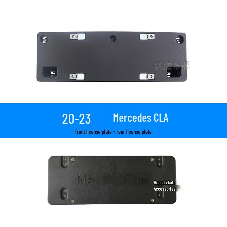 Soporte de Matrícula Mercedes CLA para CLA200, CLA260, CLA220 y CLA180 (Delantero trasero)
