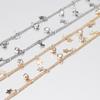 2Meters 1Meter Crystal Charms Copper Chain Star Pendants Chains for Jewelry Making DIY Necklace Bracelet Wholesale Supplies