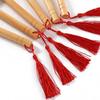 With Tassels Pendant Chinese Style Fan Floral Pattern Tuan Fan Silk Fan  Photography Prop