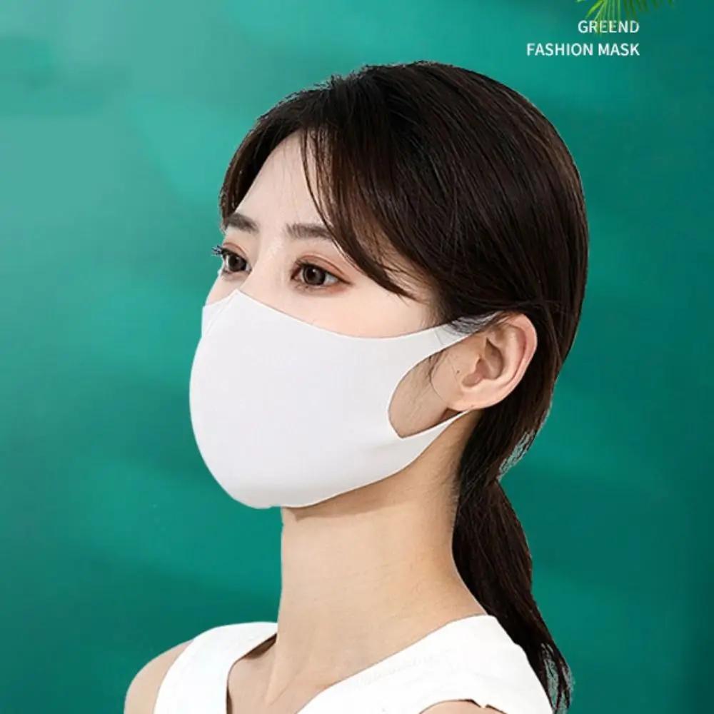 Neue atmungsaktive Eis-Seiden-Maske Spurlos Anti-Pollen Sonnencreme-Maske Reit-Gesichtsmaske Anti-Sonnen-Maske Gesichtsschleier Gesichtsbedeckung Schal