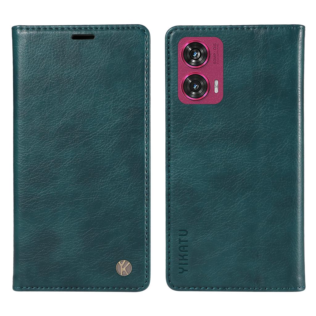 For Motorola Edge 50 Fusion 5G Case Litchi Texture Leather Wallet Phone Cover