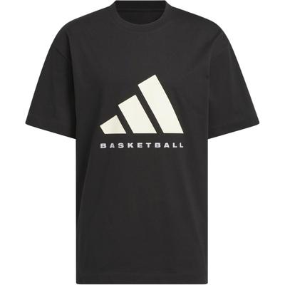 Adidas Basketball Ss25 Loose Fit Round Neck Versatile Sports Short Sleeve T-Shirt Unisex T-Shirt JX5575