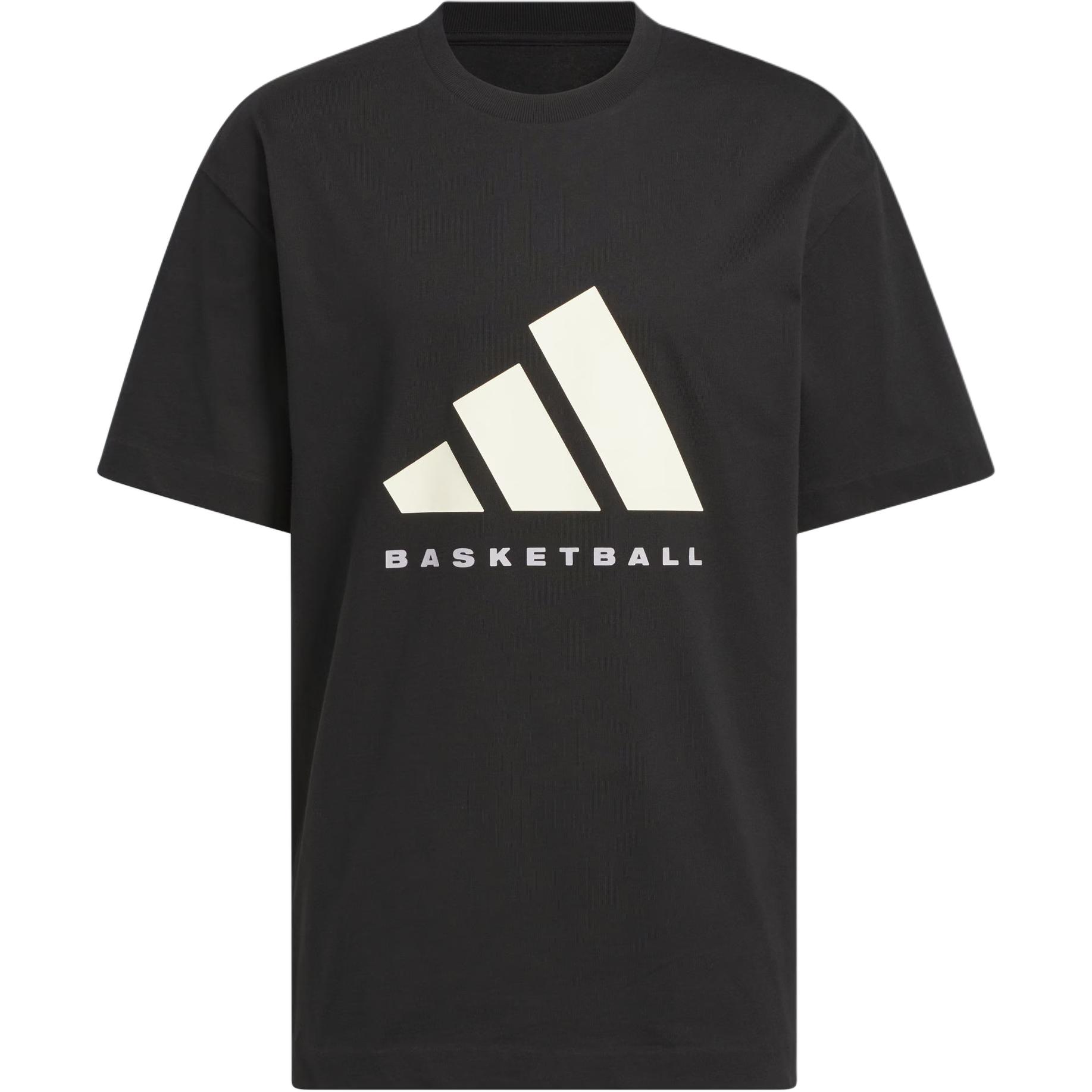 

Adidas Basketball Ss25 Loose Fit Round Neck Versatile Sports Short Sleeve T-Shirt Unisex T-Shirt JX5575 M