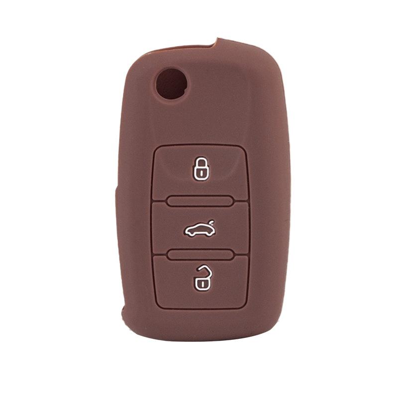 Suitable for Volkswagen Lavida Jetta Drip Silicone Key Cover Santana Soft Key Bag Sagitar Remote Control Protective Cover