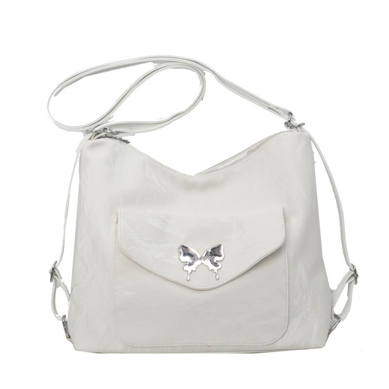 Large-capacity Commuter Soft Leather Backpack Women's New Fashion Shoulder Bag Casual Versatile Tote Bag