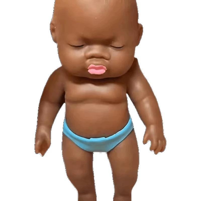 

Juguete antiestrés de muñeco negro suave para aliviar la ansiedad regalo divertido para niños