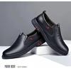Men's Shoes Genuine Leather  Breathable Business Shoes Men's Foot Cover Soft Leather Soft Sole Korean Version Casual Leather Shoes Men
