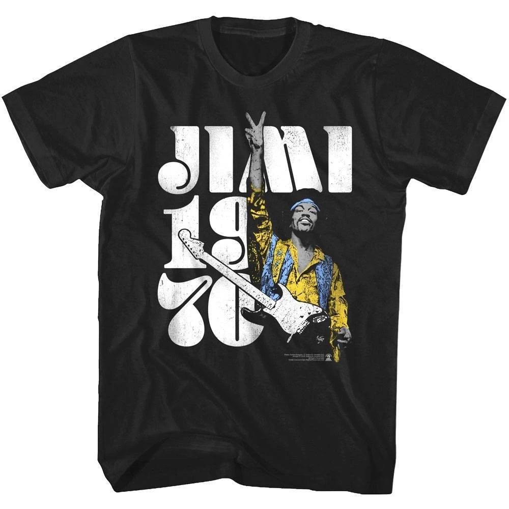 Jimi Hendrix World Peace 1970 Men s T-Shirt L