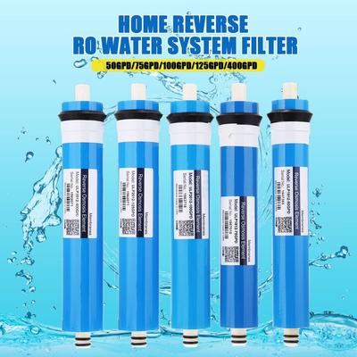 Blue 50-400GPD RO Membrane Replacement Filter Kitchen Household Reverse Osmosis Water System Filter Water Purifier Drinking Treatm 300x60mm