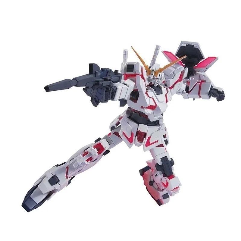 HG1/144 Unicorn Unité 1 Mode Destruction Maquette Assemblée Figurine d'Action Articulée Jouet pour Garçon Objet de Collection Ornement de Bureau Poupée Cadeau