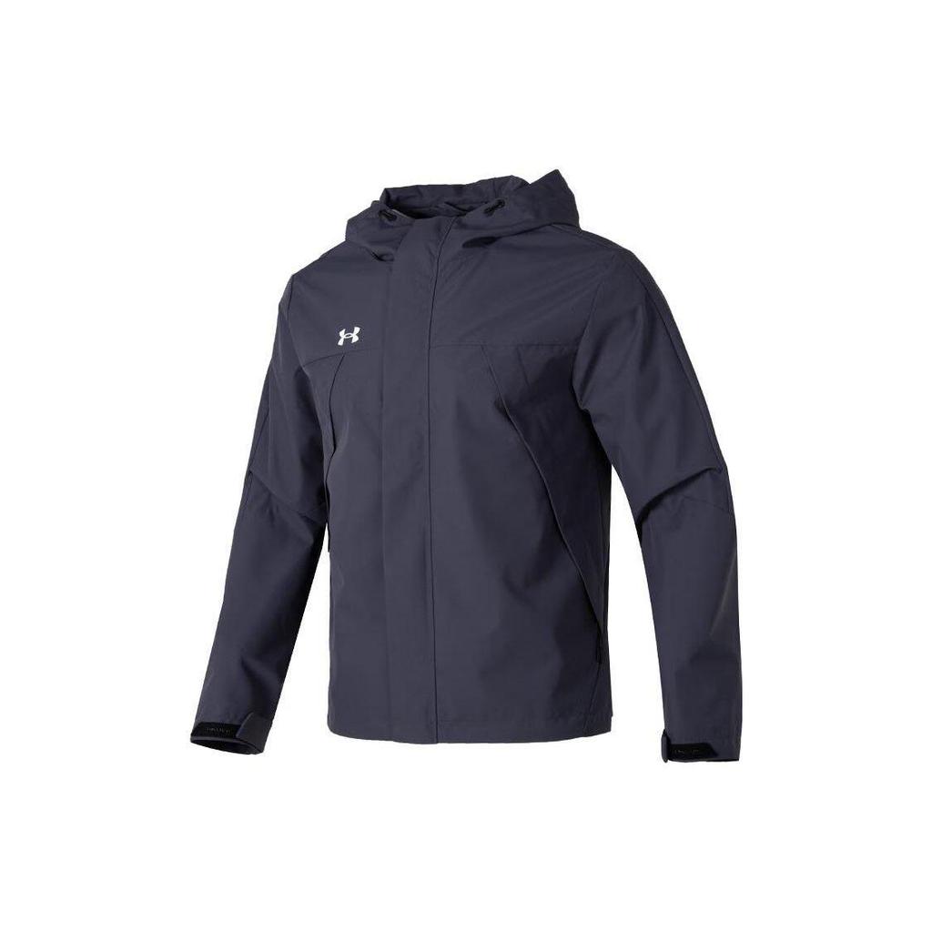 Under Armour Solid Logo Hooded Jacket Woven Long Pants Casual Sports Set Men Sets 23600401-013+22500706-001