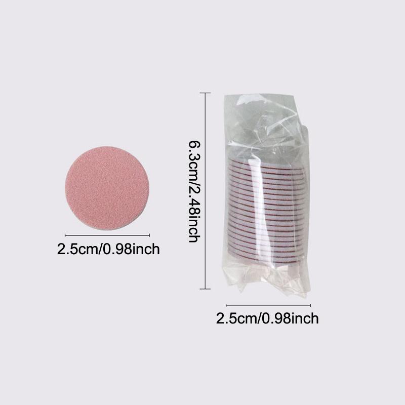 20Pcs Disposable Pedicure Grind Files Replaceable Sandpaper Dead Skin Polisher Cuticle Callus Remove Disc Pads Feet Care Tools