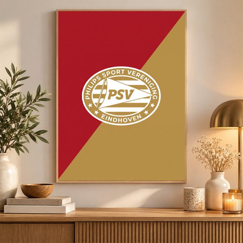 PSV Eindhoven FC Diamond Painting Kit 5D Full Drill DIY Diamond Mosaic Wall Art Home Decor