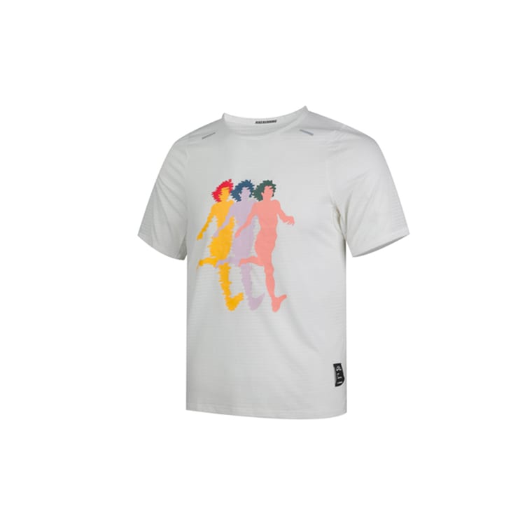 Nike T Shirts Men's White Crew Neck Moderate Straight Fit CJ5805-133