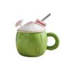 Large Capacity Creative Coffee Cups with Lid Cute Summer Drinkware  Birthday Gifts
