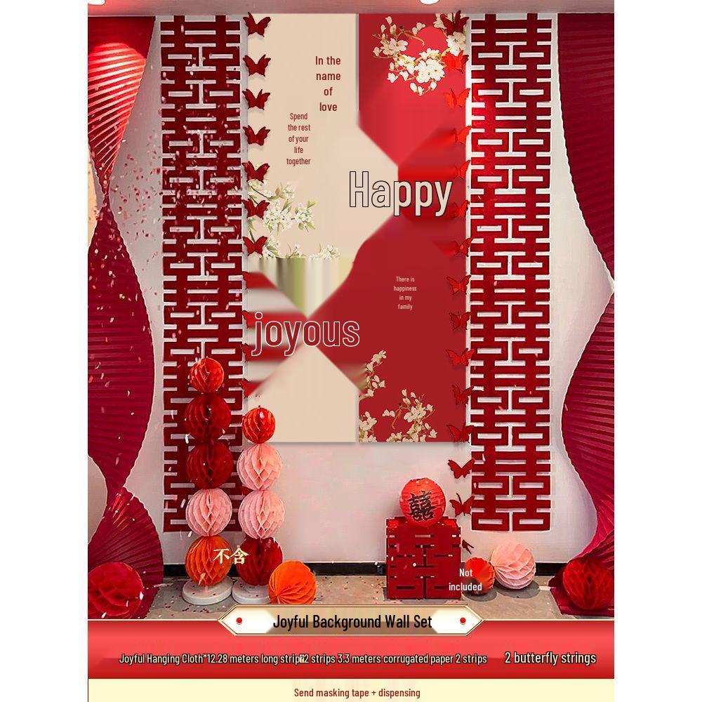 Wedding Backdrop & Room Décor Set for Living Room