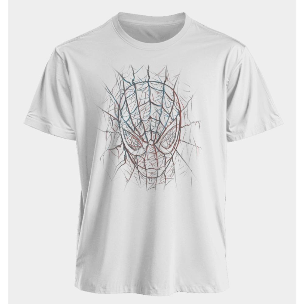 Men's and Women's T-shirts Spider-Man Summer American Spring and Autumn New Oversized Casual Niche Classic Short-sleeved