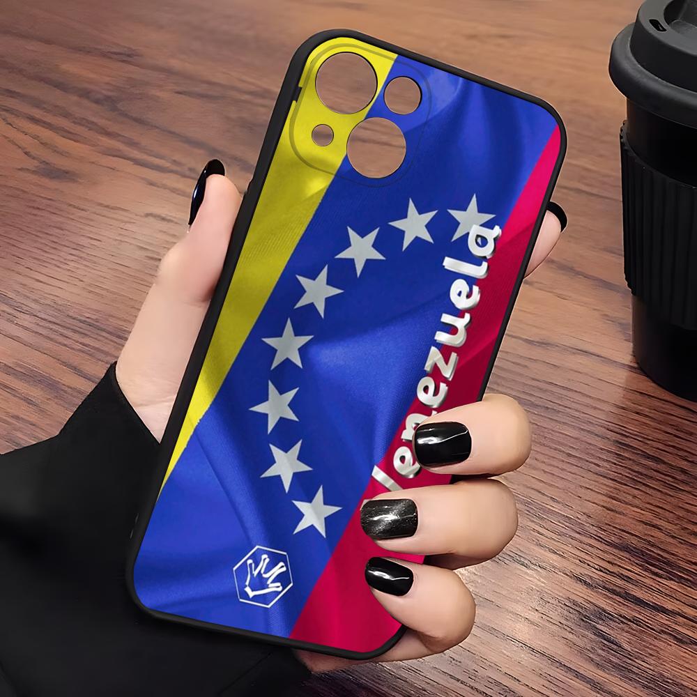 Flag Of Venezuela Phone Case Matte Transparent For Iphone 16 15 Max 14 13 Mini 12 Pro 7 8 11 XR Xs X Plus Back Cover