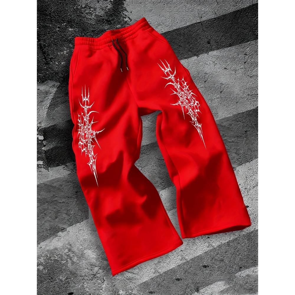 Men s Multifunctional Solid Color Drawstring Loose Casual Sports Pants for Spring and Autumn Outdoor and Family Leisure S