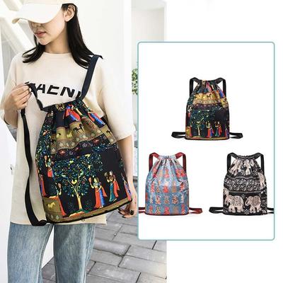 Bağcıklı Katlanabilir Büyük Kapasiteli Kuru-Islak Ayırma Seyahat Spor Sırt Çantası, Egzotik Bağcıklı Spor Çantası Sırt Çantası