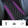 Car Center Console Leather Armrest Pad Cover Box Cushion Mat Protector Universal
