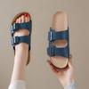 Women's Birkenstock Outdoor Non-slip Single Strap Cork Sole Sandals