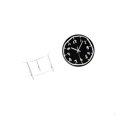 Acrylic Side Table And Wall Clock Modern Minimalist Furniture for Living Room Bedroom Dining