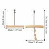 Swinging Parrot Wooden Swing Non-slip Bird Cage Gnawing Toys Bird Standing Perch  Cage Decoration