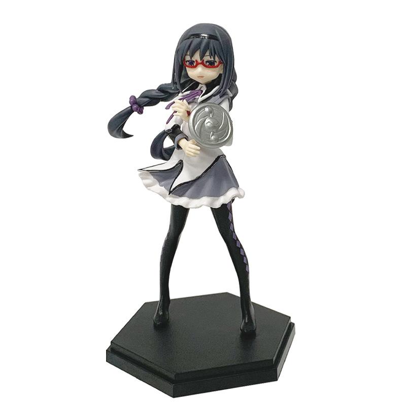 Anime Puella Magica Madoka Magica Figure 17cm Akemi Homura Akční figurka PVC Model Dekorace Panenka Dětská hračka