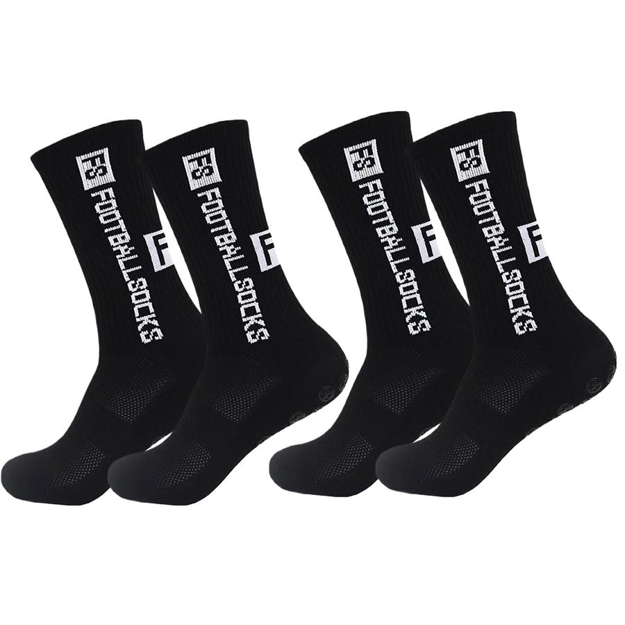 2Pairs Grip Socks Designed for Men and Women  Football Basketball Baseball Rugby Soccer Exercise Athletic Socks
