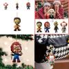 Halloween Scary Movie Character Acrylic Flat Hanging Party Decoration For Cars