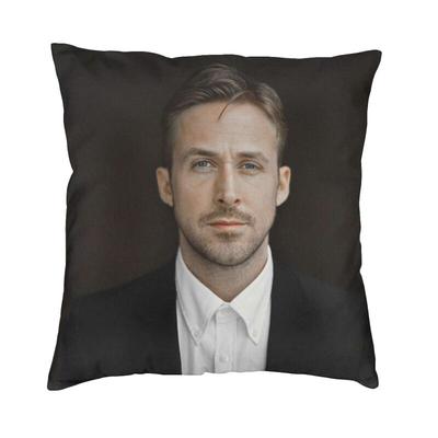Canadian Actor Ryan Gosling Square Pillowcover Decoration Cushions Throw Pillow For Car Double-Sided Printing