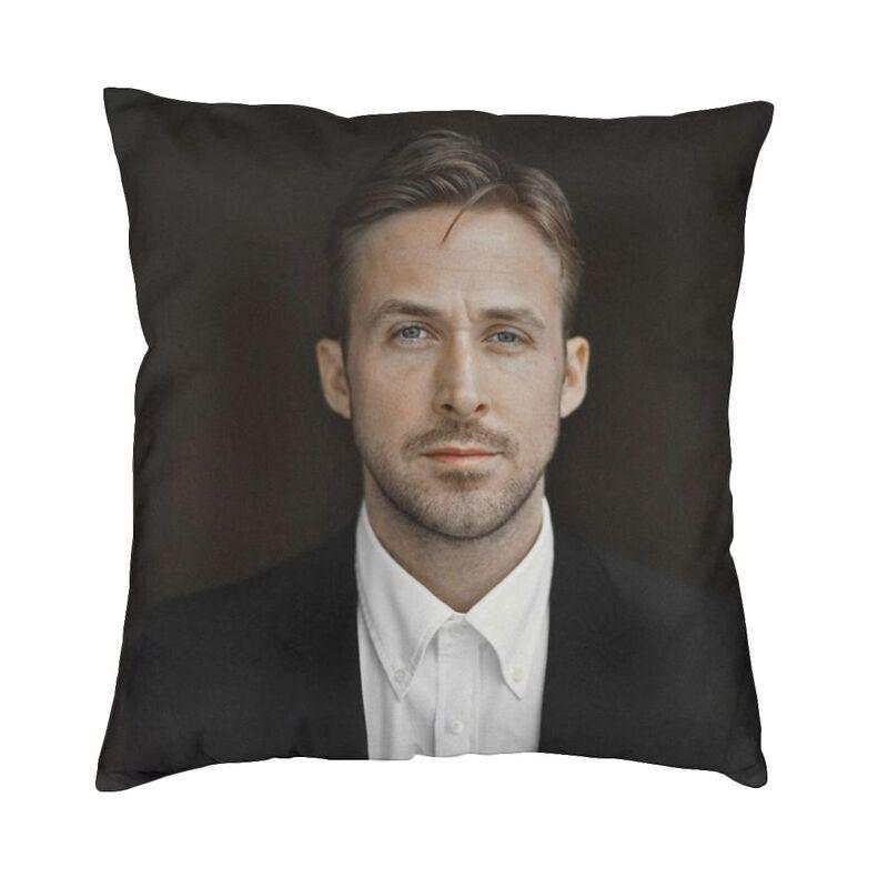 Canadian Actor Ryan Gosling Cushion Cover 45x45cm Home Decorative 3D Print Throw Pillow for Car Two Side 30x30cm 12x12in