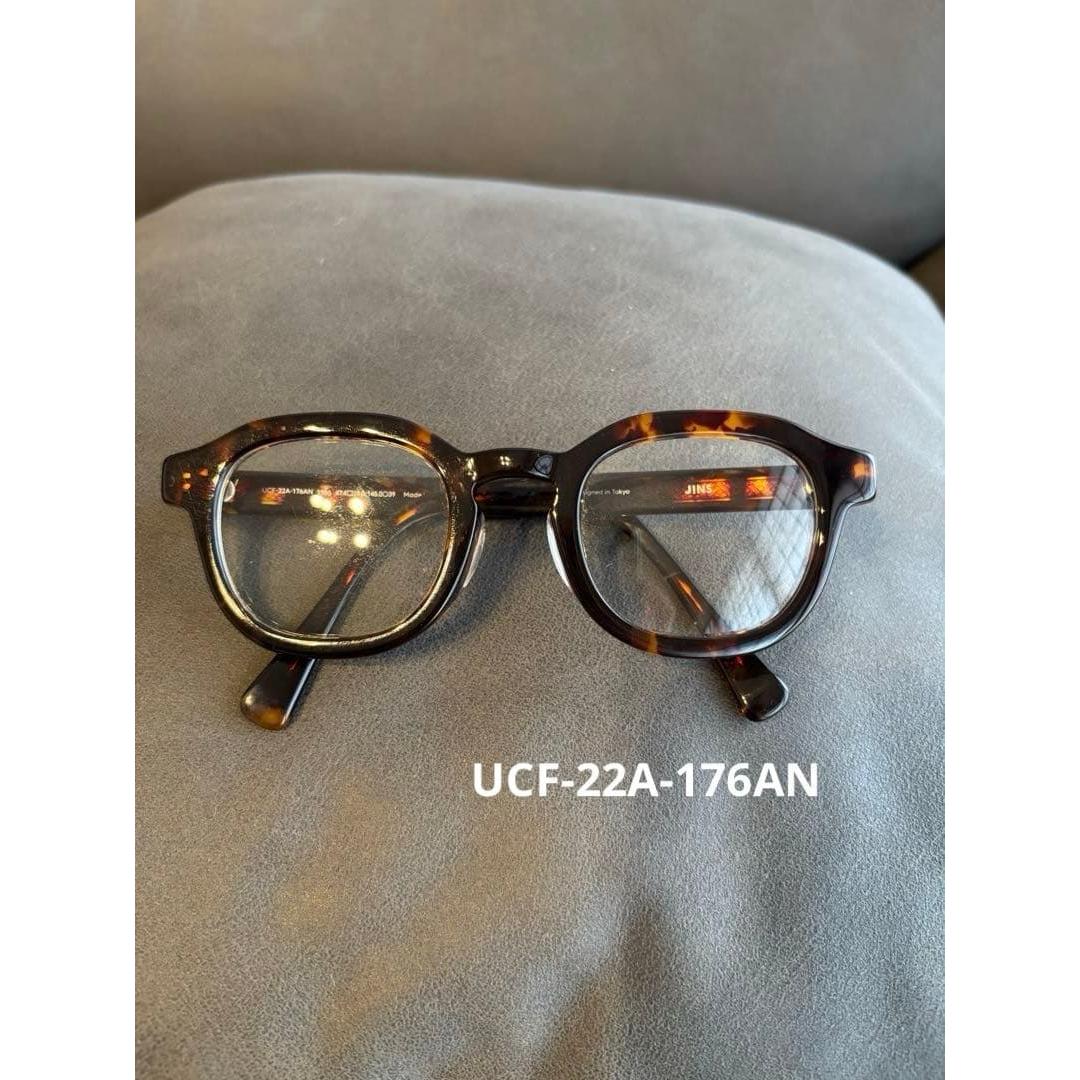 Used JINS CLASSIC Bold UCF-22A-176 Brown Demi